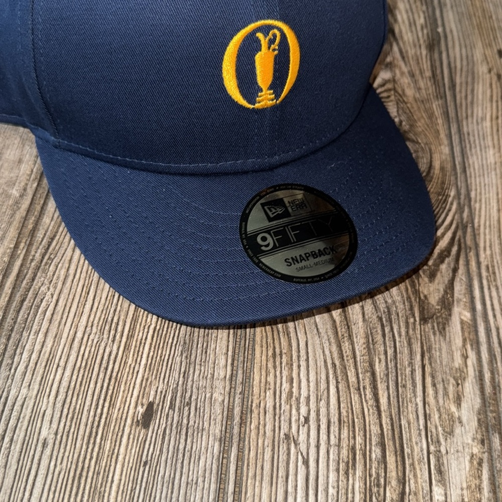 New Era hat NEW the open championship navy Blue Snapback small medium golf - Picture 2 of 6